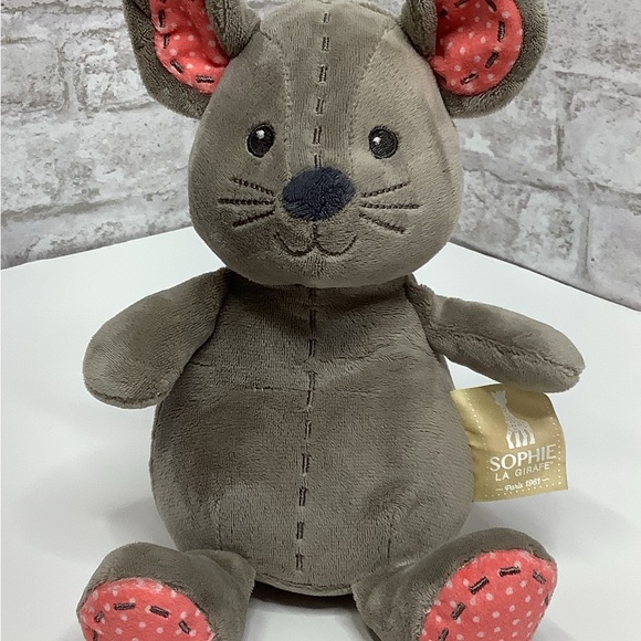 Sophie La Girafe Sophies Friend Josephine Mouse Plush Stuffed Animal Toy Lovey - Picture 1 of 6